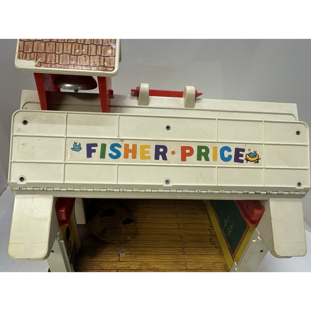 Vintage Fisher-Price #923 Small People School house - school only - Picture 6 of 12